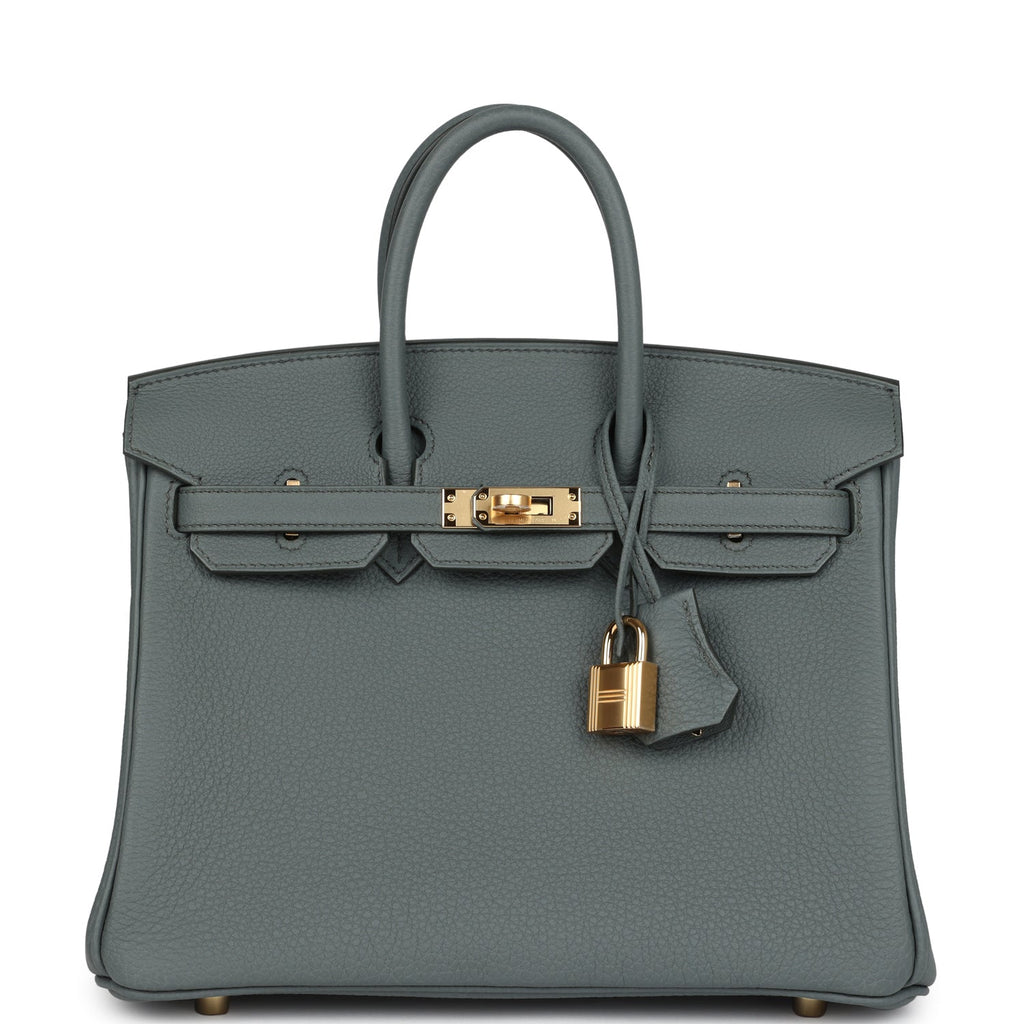 Hermès Birkin 25 Vert Amande Togo Gold Hardware