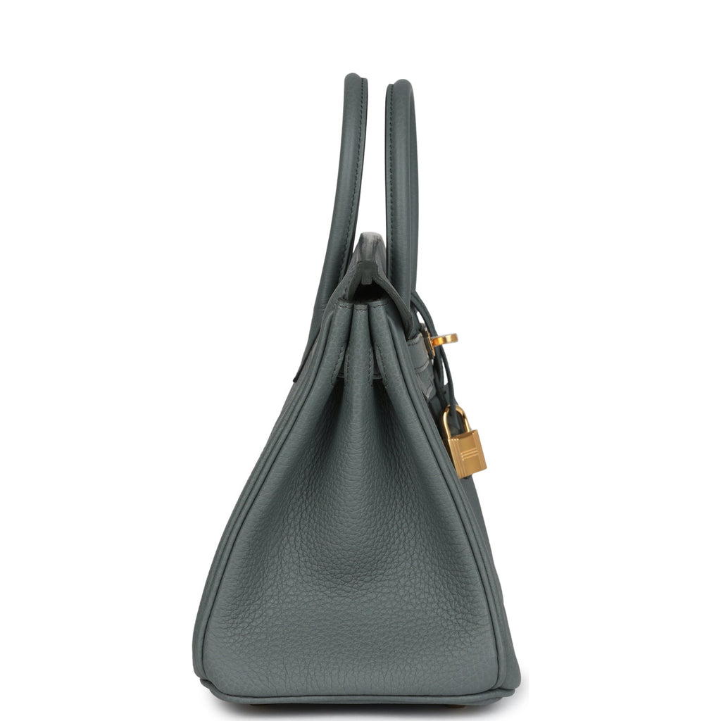 Hermès Birkin 25 Vert Amande Togo Gold Hardware