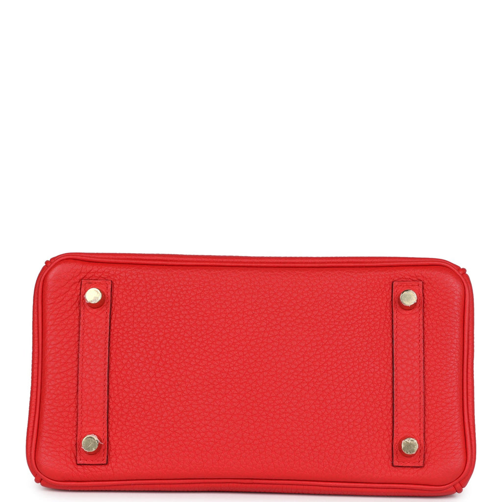 Hermès Birkin 25 Rouge de Coeur Togo Gold Hardware