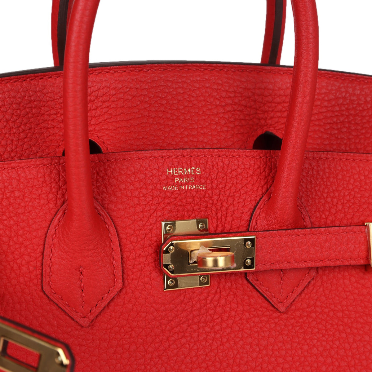 Hermès Birkin 25 Rouge de Coeur Togo Gold Hardware