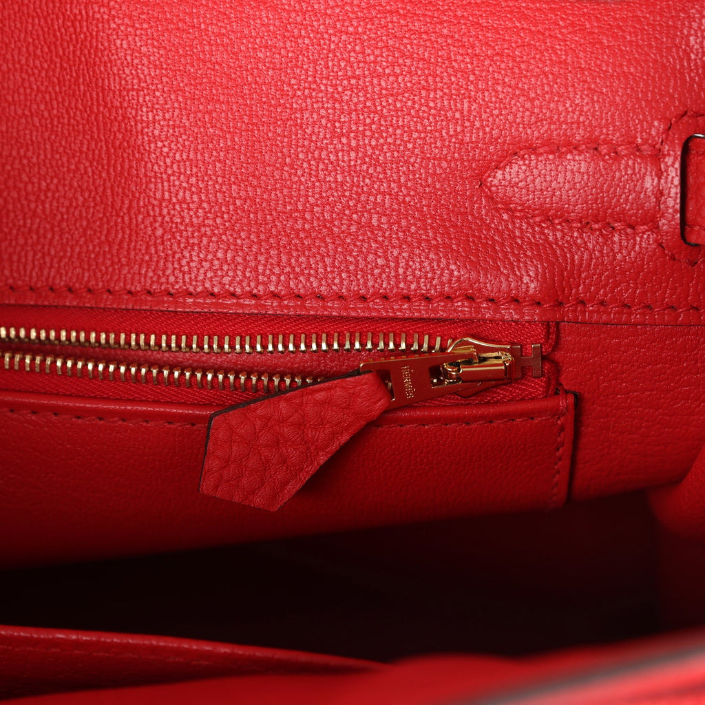 Hermès Birkin 25 Rouge de Coeur Togo Gold Hardware