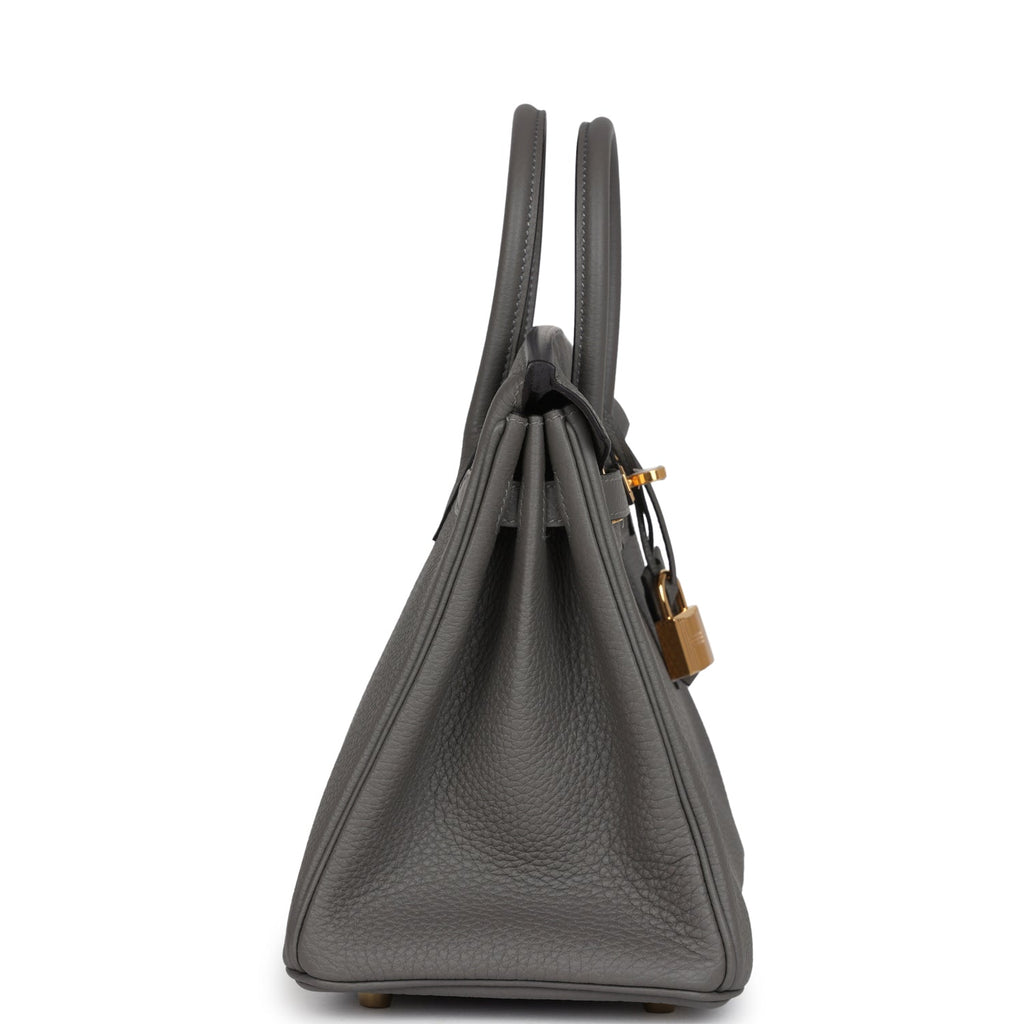 Hermès Birkin 25 Gris Meyer Togo Gold Hardware