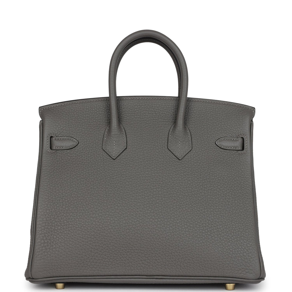 Hermès Birkin 25 Gris Meyer Togo Gold Hardware
