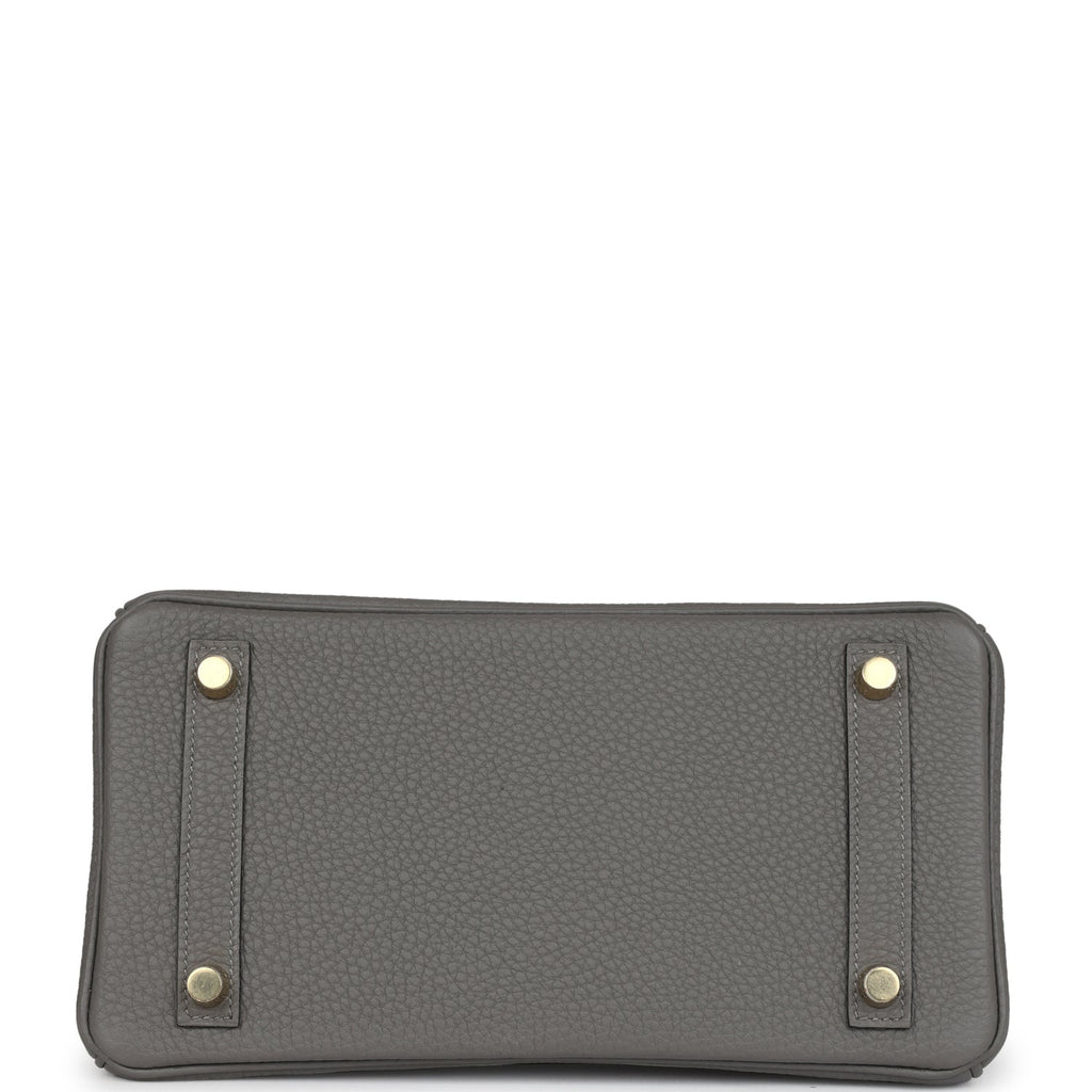 Hermès Birkin 25 Gris Meyer Togo Gold Hardware