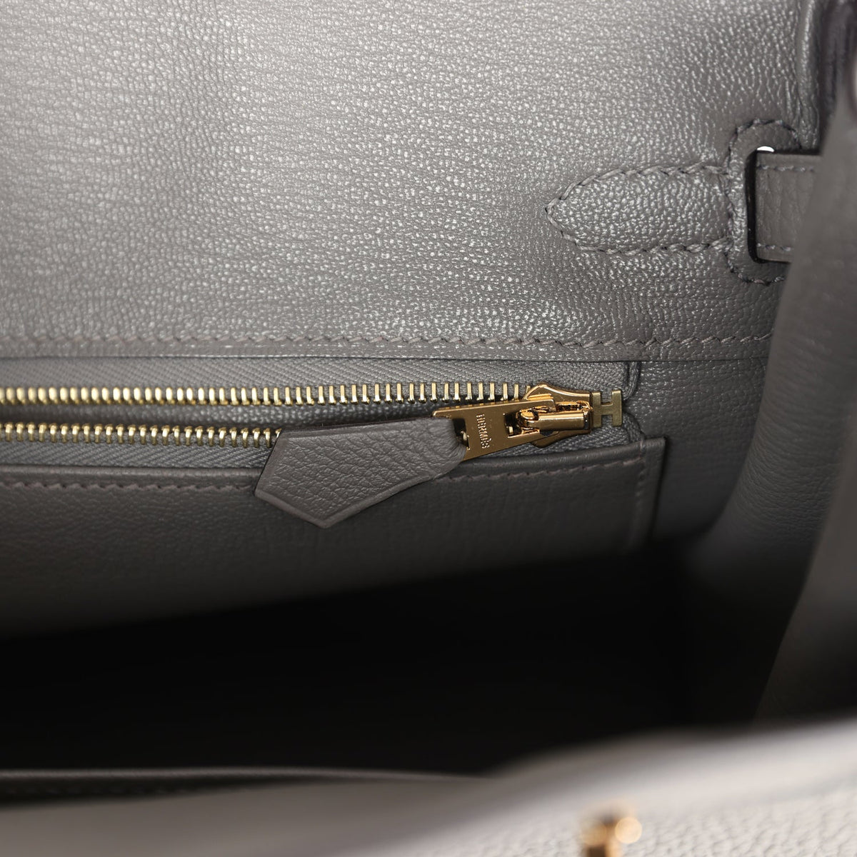 Hermès Birkin 25 Gris Meyer Togo Gold Hardware