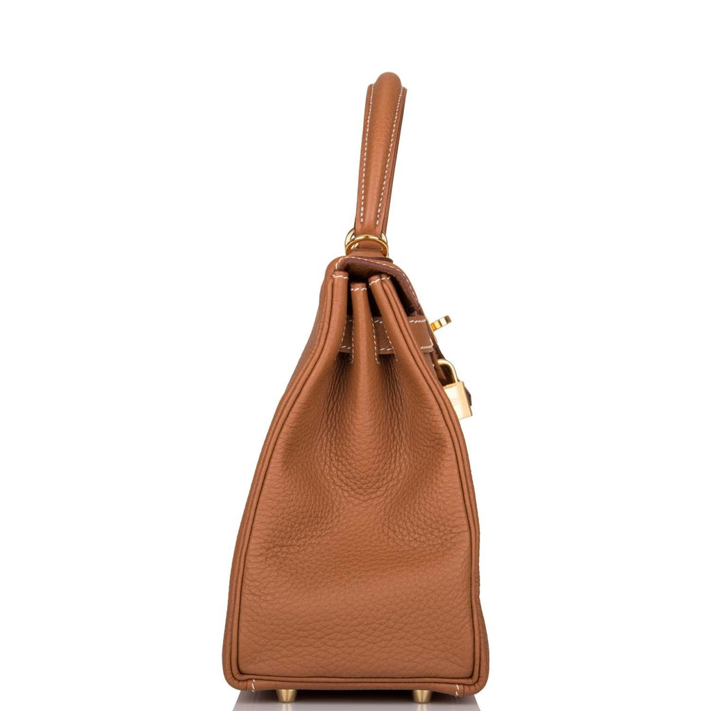 Hermès Kelly Retourne 28 Gold Togo Gold Hardware