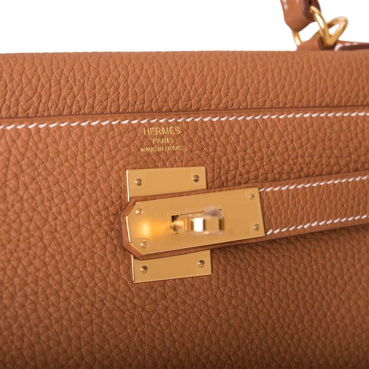 Hermès Kelly Retourne 28 Gold Togo Gold Hardware