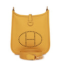 Hermès Evelyne TPM Jaune Ambre Clemence Gold Hardware