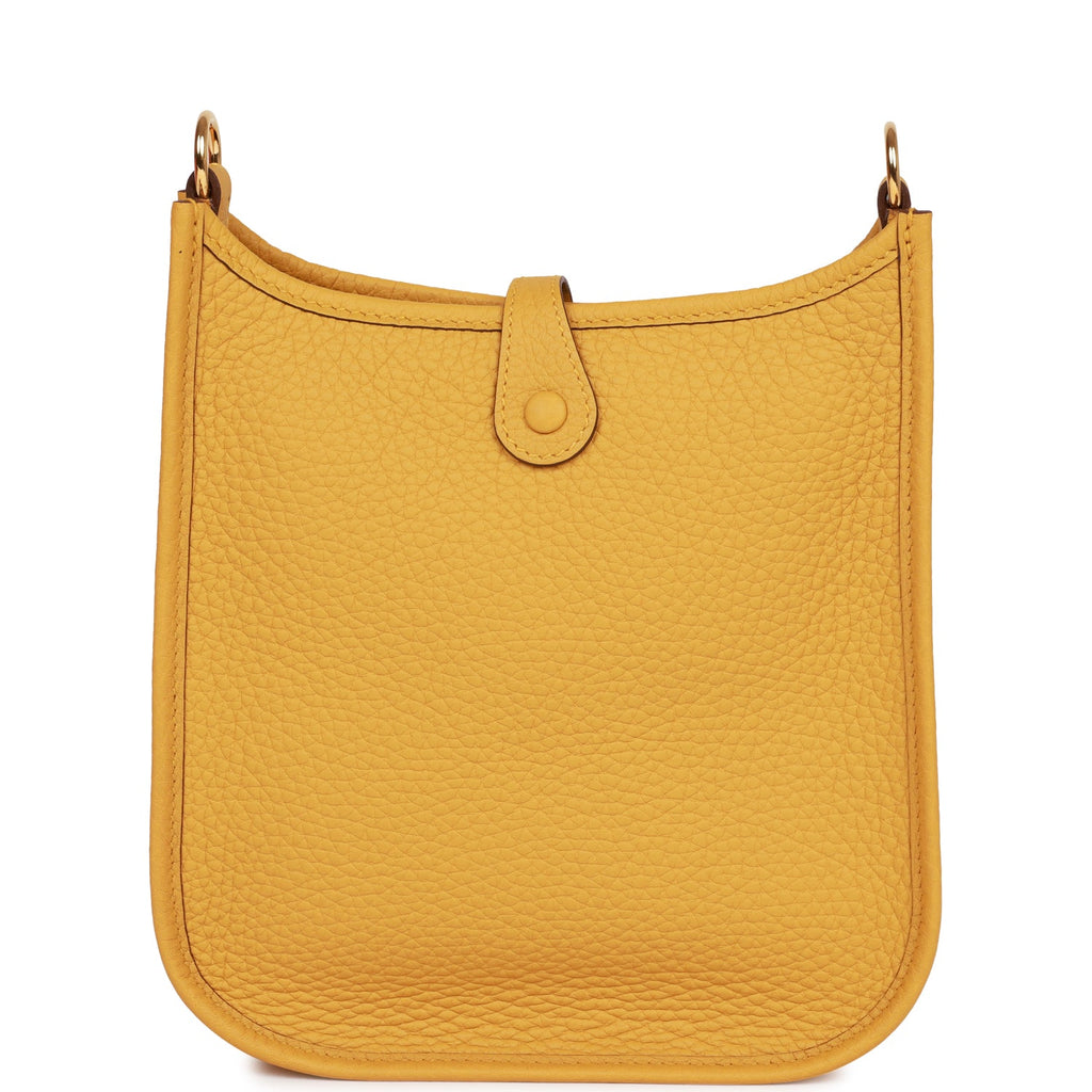Hermès Evelyne TPM Jaune Ambre Clemence Gold Hardware