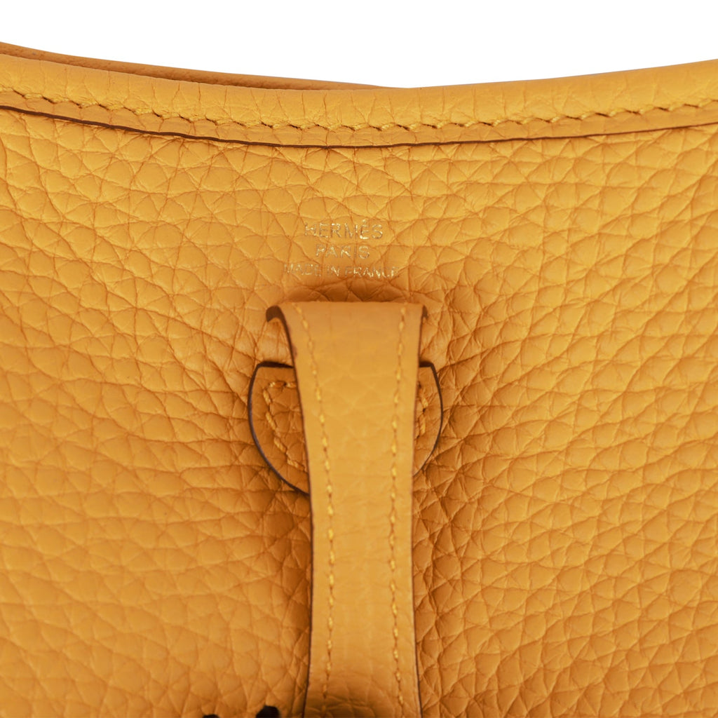 Hermès Evelyne TPM Jaune Ambre Clemence Gold Hardware