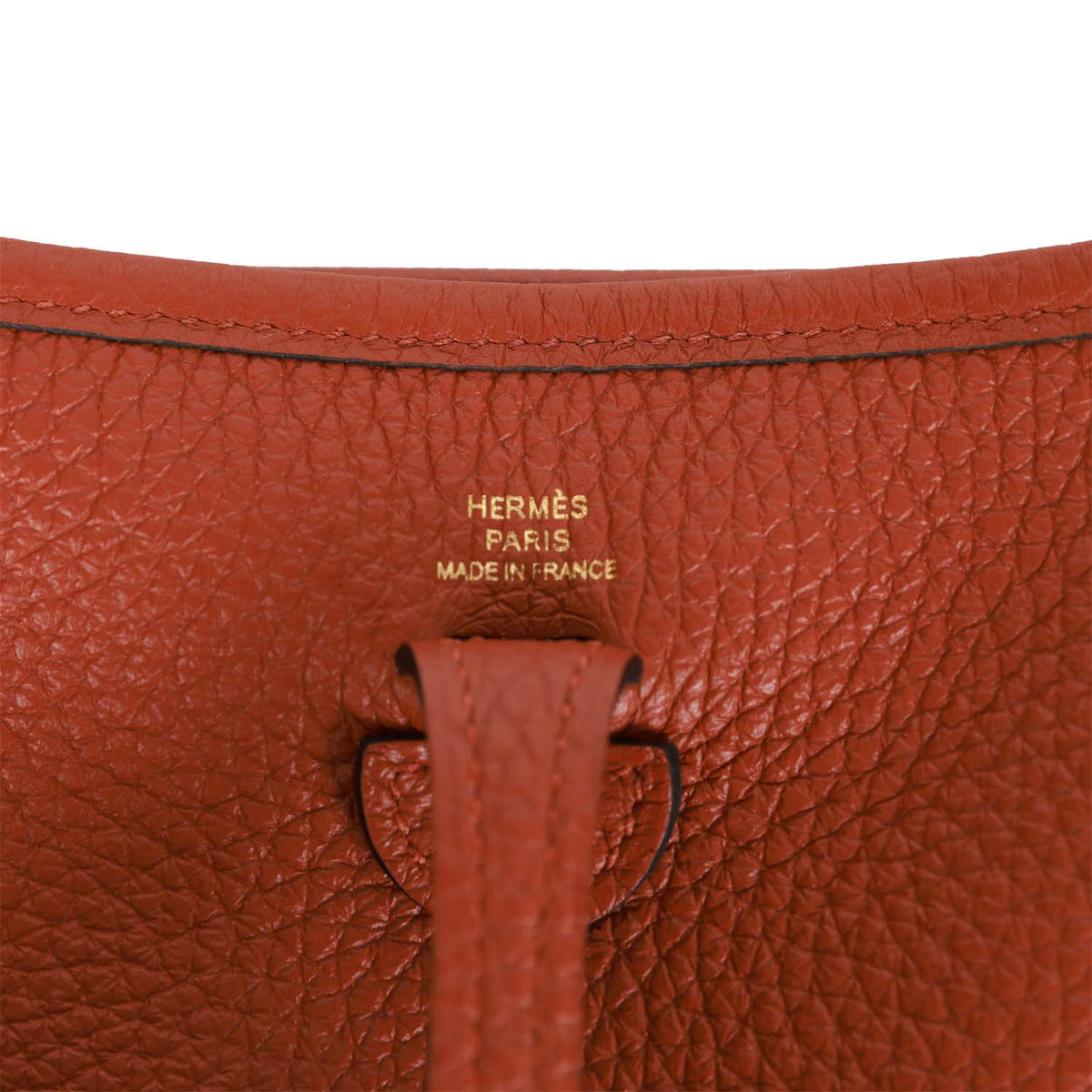 Hermès Evelyne TPM Cuivre Clemence Gold Hardware
