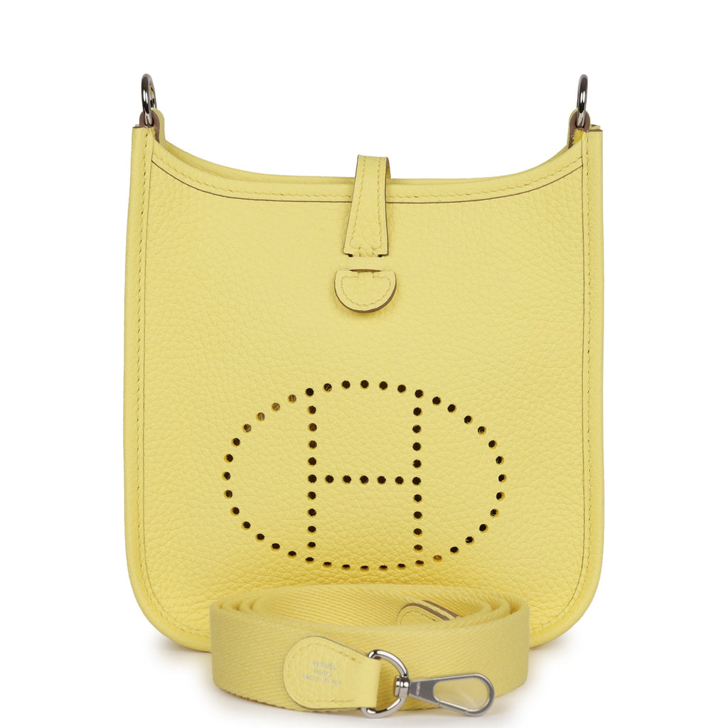 Hermès Evelyne TPM Limoncello Clemence Palladium Hardware