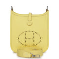 Hermès Evelyne TPM Limoncello Clemence Palladium Hardware