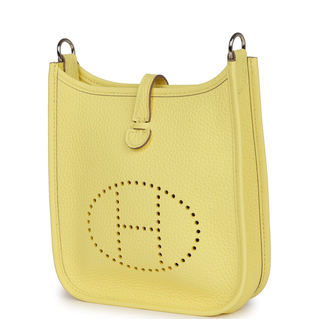 Hermès Evelyne TPM Limoncello Clemence Palladium Hardware