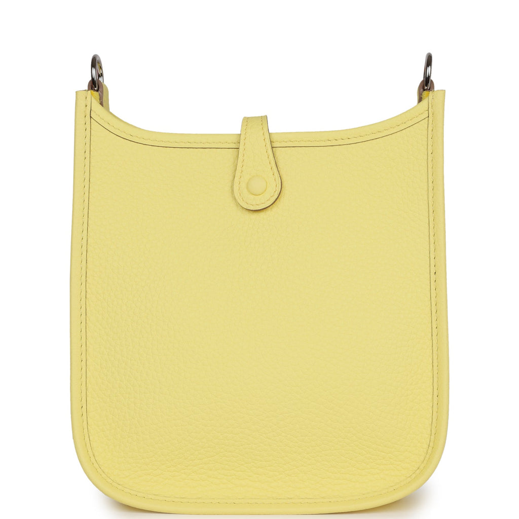 Hermès Evelyne TPM Limoncello Clemence Palladium Hardware