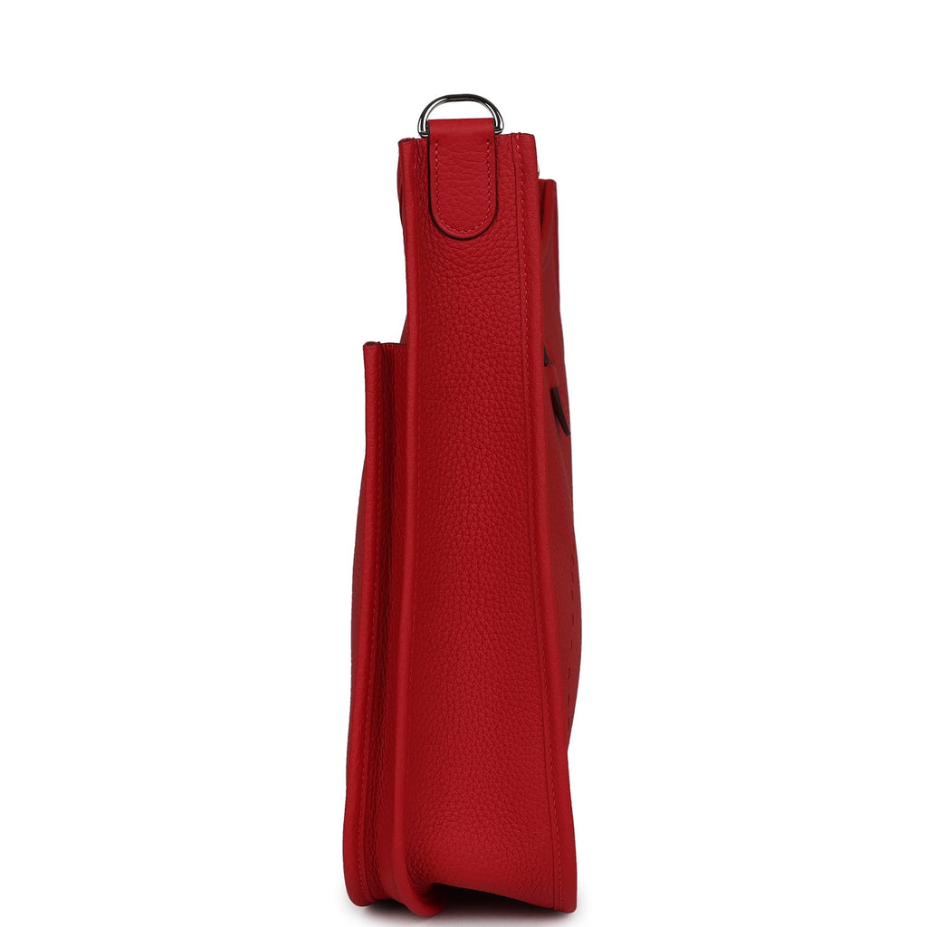 Hermès Evelyne III PM Vermillion Clemence Palladium Hardware