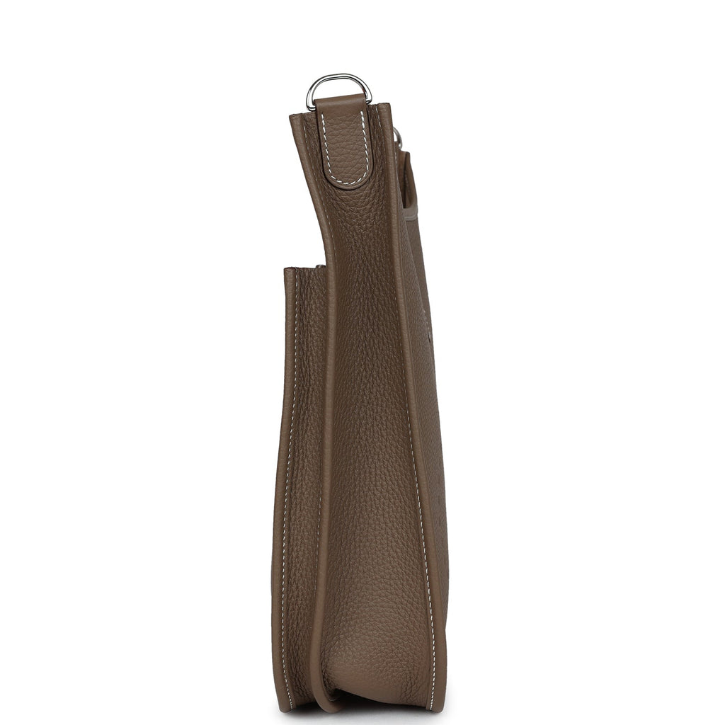 Hermès Evelyne III PM Etoupe Clemence Palladium Hardware