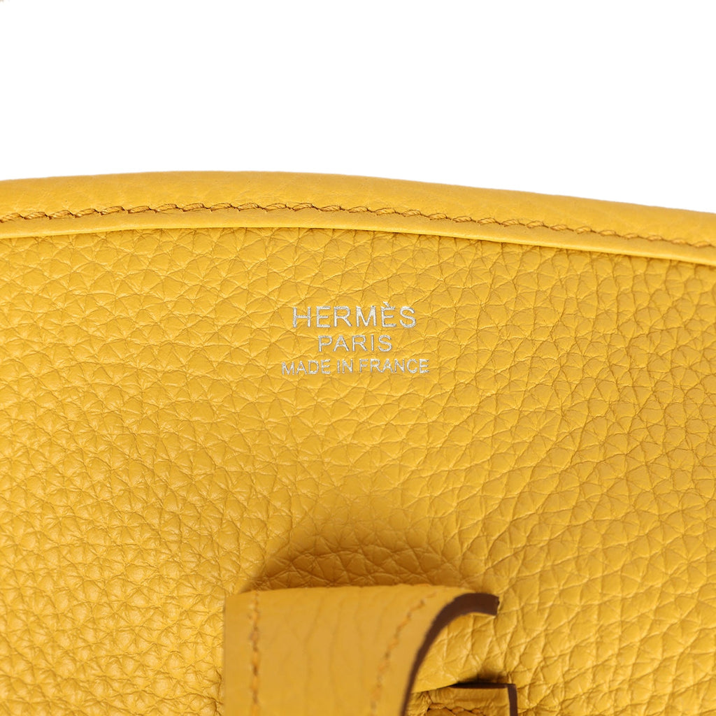 Hermès Evelyne III PM Sun Clemence Palladium Hardware