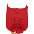 Hermès Evelyne TPM Vermillion Clemence Gold Hardware