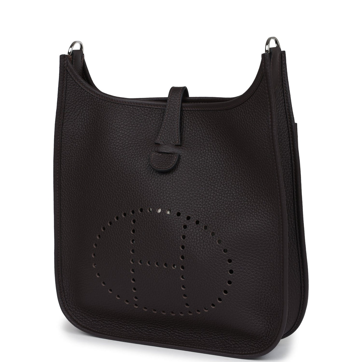 Hermès Evelyne III PM Macassar Clemence Palladium Hardware