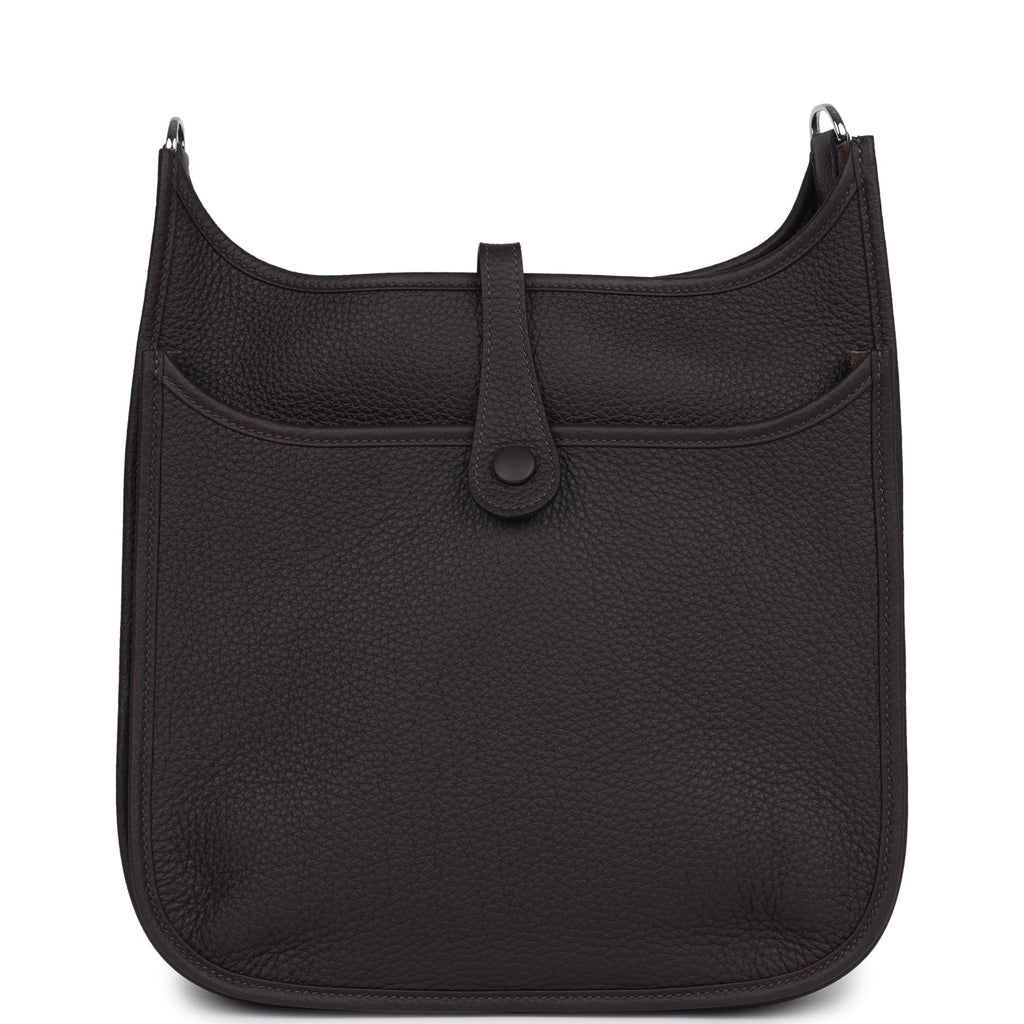 Hermès Evelyne III PM Macassar Clemence Palladium Hardware
