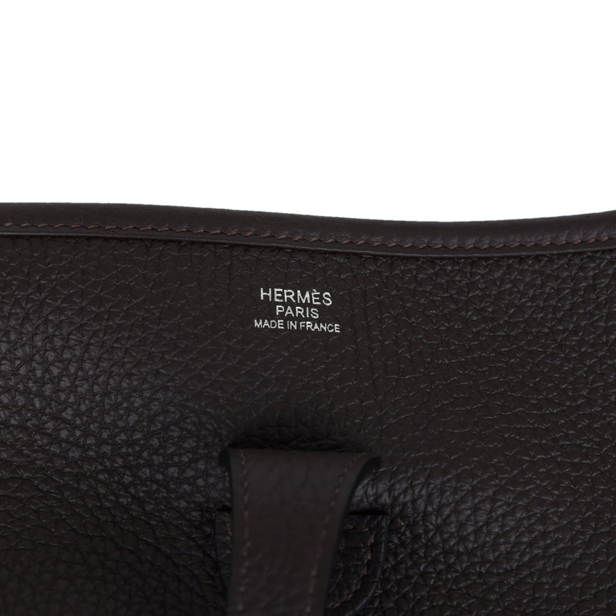 Hermès Evelyne III PM Macassar Clemence Palladium Hardware