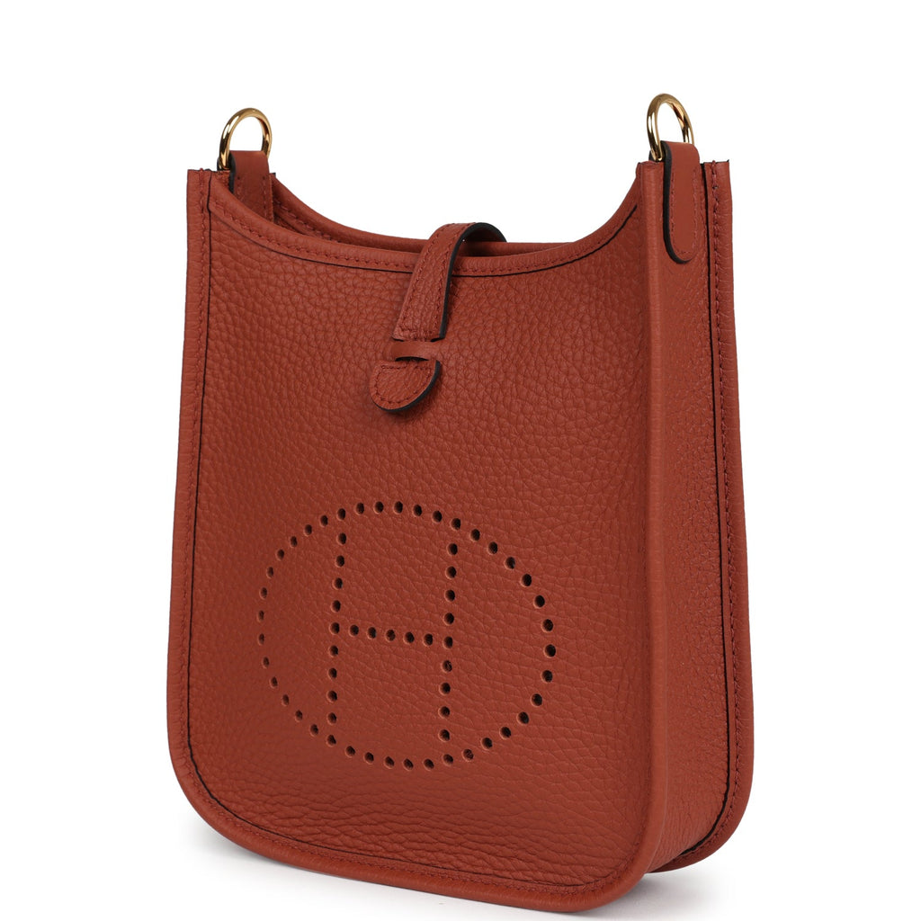 Hermès Evelyne TPM Cuivre Clemence Gold Hardware