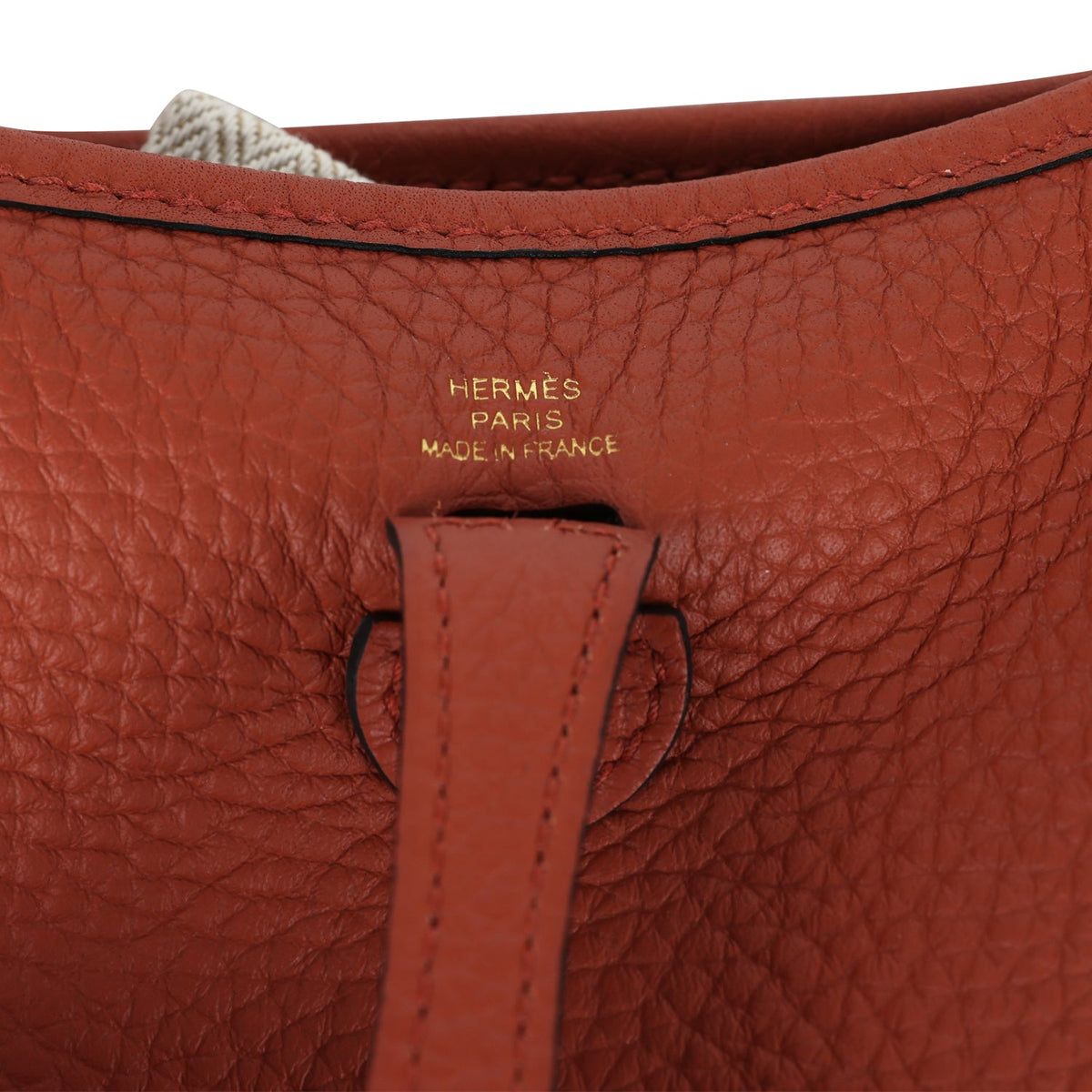 Hermès Evelyne TPM Cuivre Clemence Gold Hardware