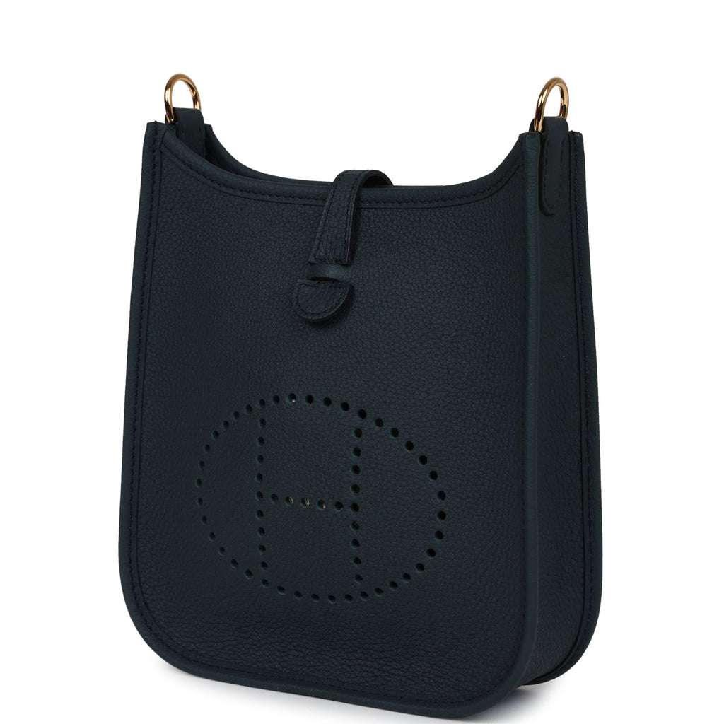 Hermès Evelyne TPM Vert Cypress Clemence Gold Hardware