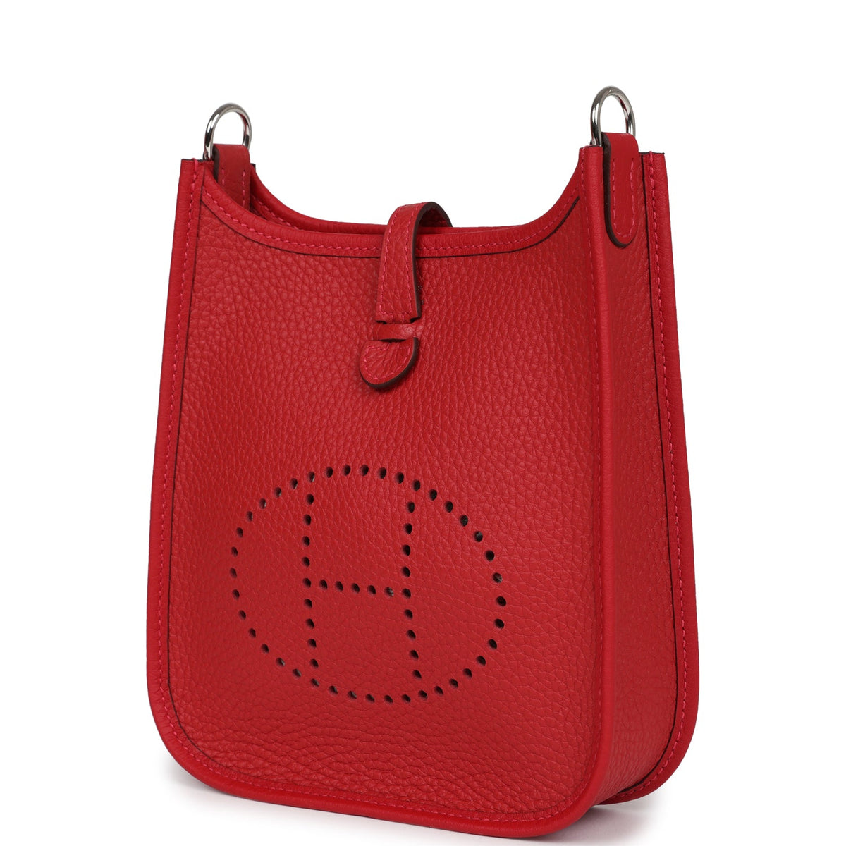 Hermès Evelyne TPM Vermillion Clemence Palladium Hardware