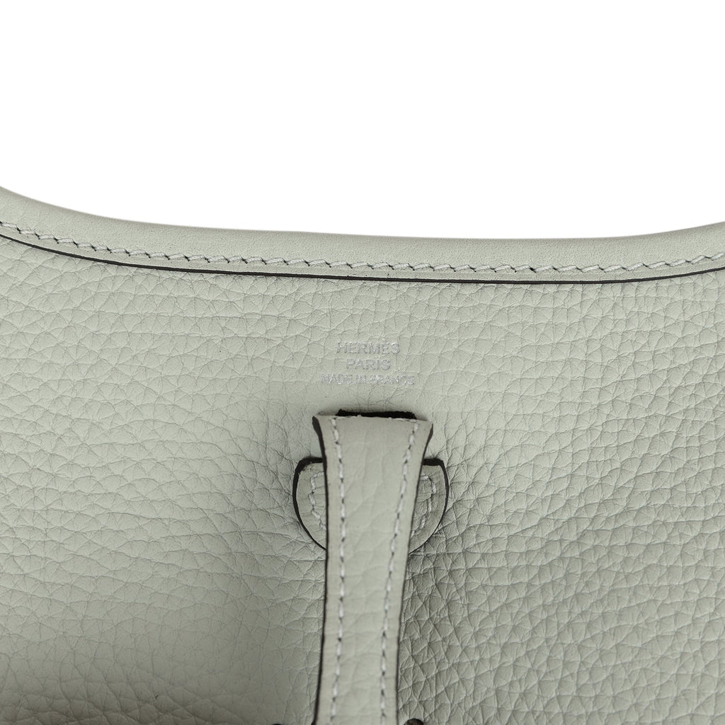 Hermès Evelyne TPM Gris Neve Clemence Palladium Hardware