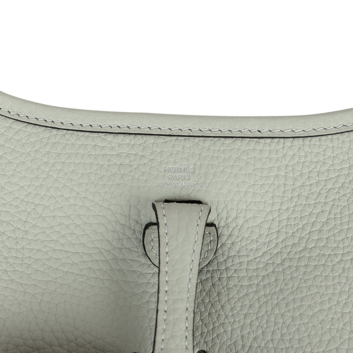 Hermès Evelyne TPM Gris Neve Clemence Palladium Hardware