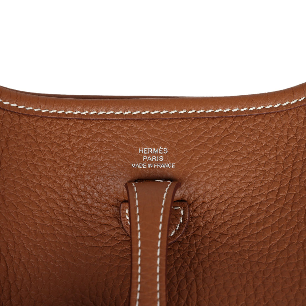 Hermès Evelyne TPM Gold Clemence Palladium Hardware