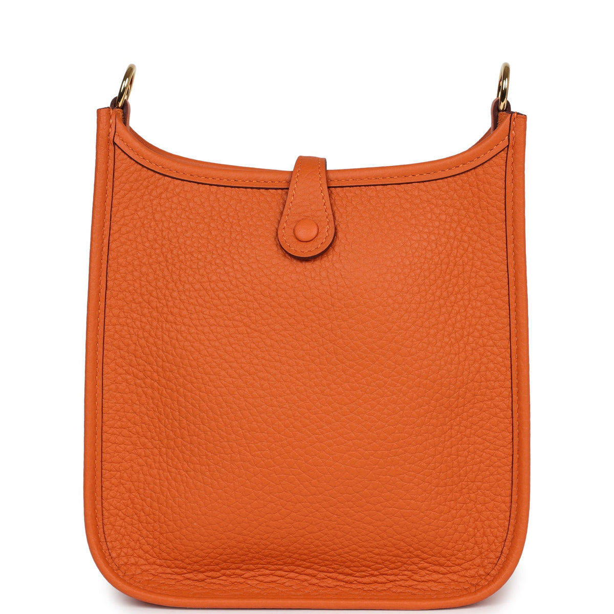 Hermès Evelyne TPM Orange Clemence Gold Hardware