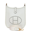 Hermès Evelyne TPM New White Clemence Gold Hardware