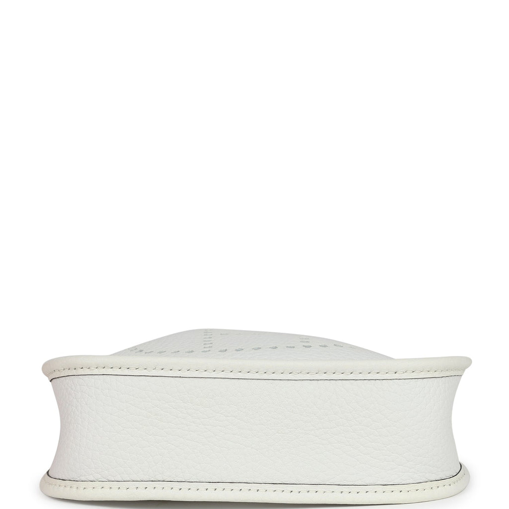 Hermès Evelyne TPM New White Clemence Gold Hardware