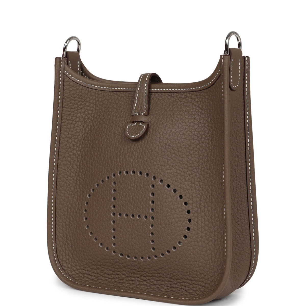 Hermès Evelyne TPM Etoupe Clemence Palladium Hardware