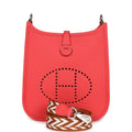 Hermès Evelyne TPM Rose Texas Clemence Palladium Hardware