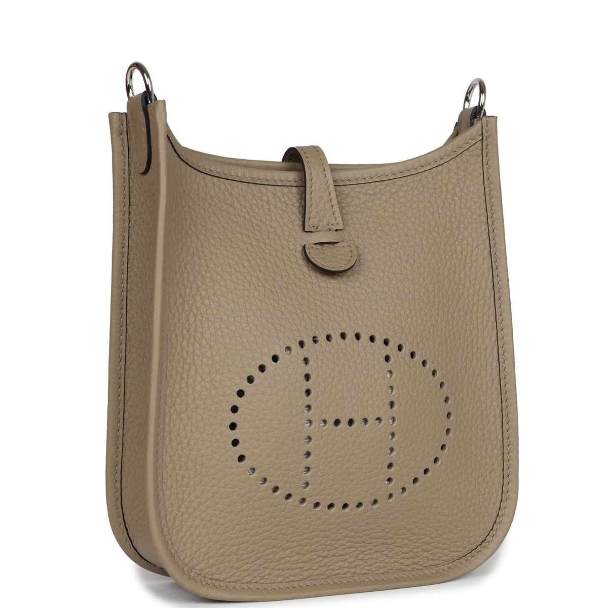 Hermès Evelyne TPM Beige Marfa Clemence Palladium Hardware