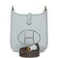 Hermès Evelyne TPM Bleu Pale Clemence Gold Hardware