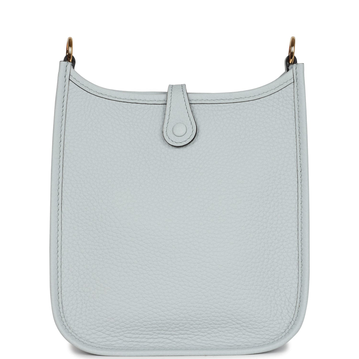 Hermès Evelyne TPM Bleu Pale Clemence Gold Hardware