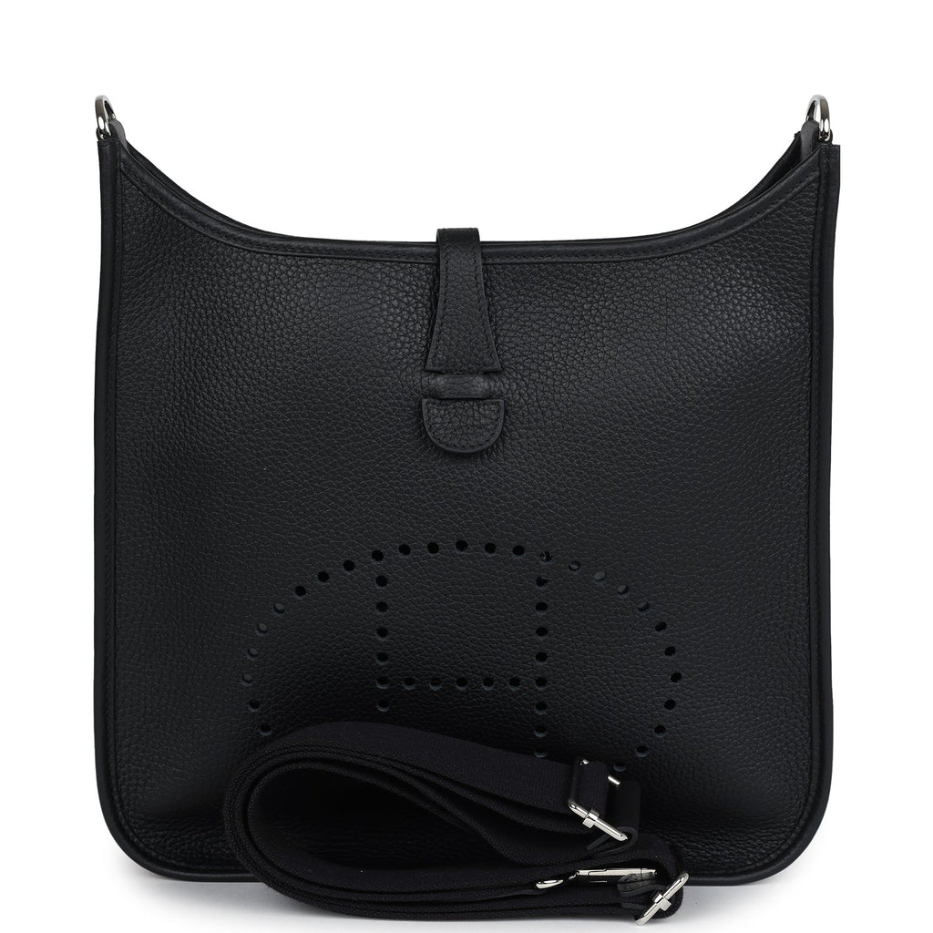 Hermès Evelyne III PM Black Clemence Palladium Hardware
