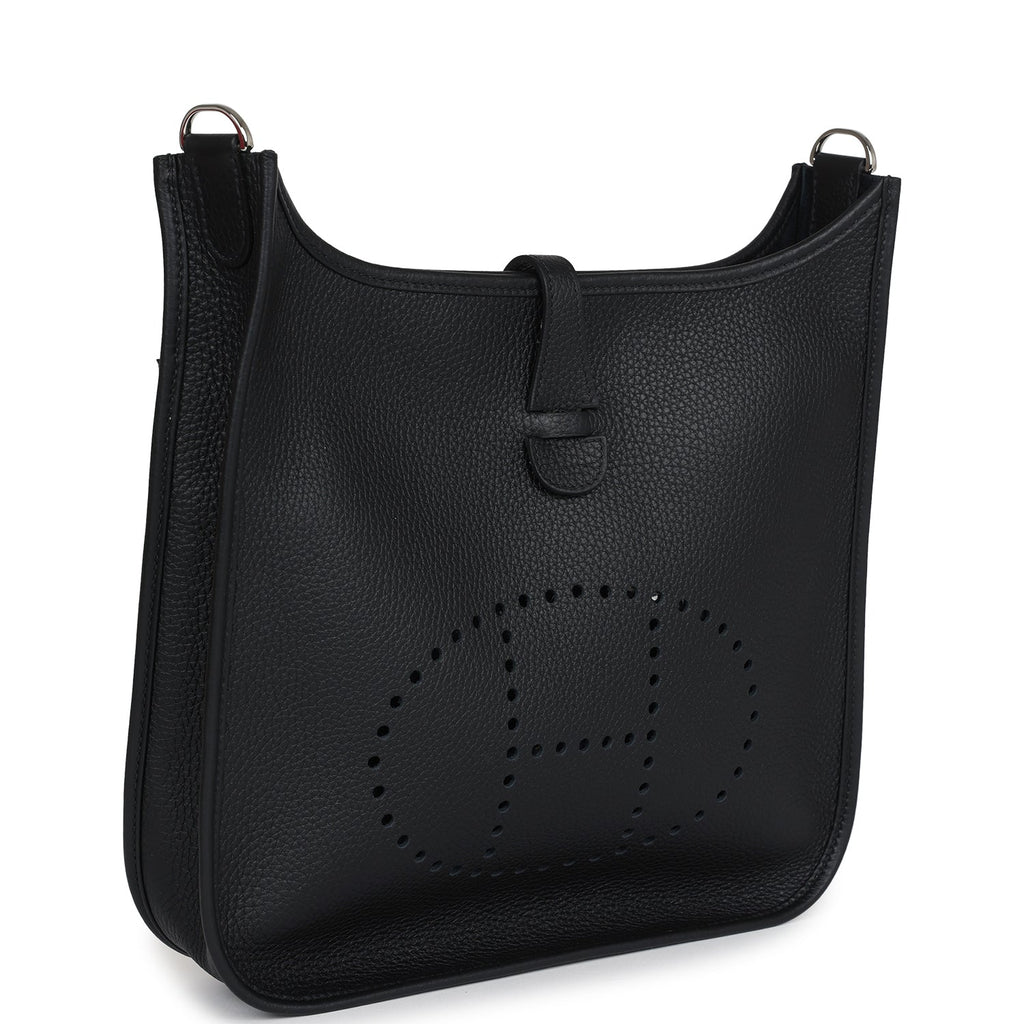Hermès Evelyne III PM Black Clemence Palladium Hardware