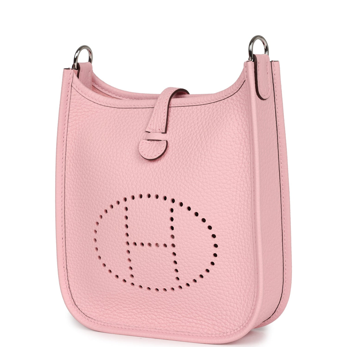 Hermès Evelyne TPM Rose Sakura Clemence Palladium Hardware