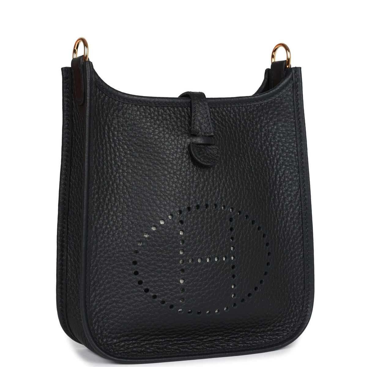 Hermès Evelyne TPM Black Clemence Gold Hardware