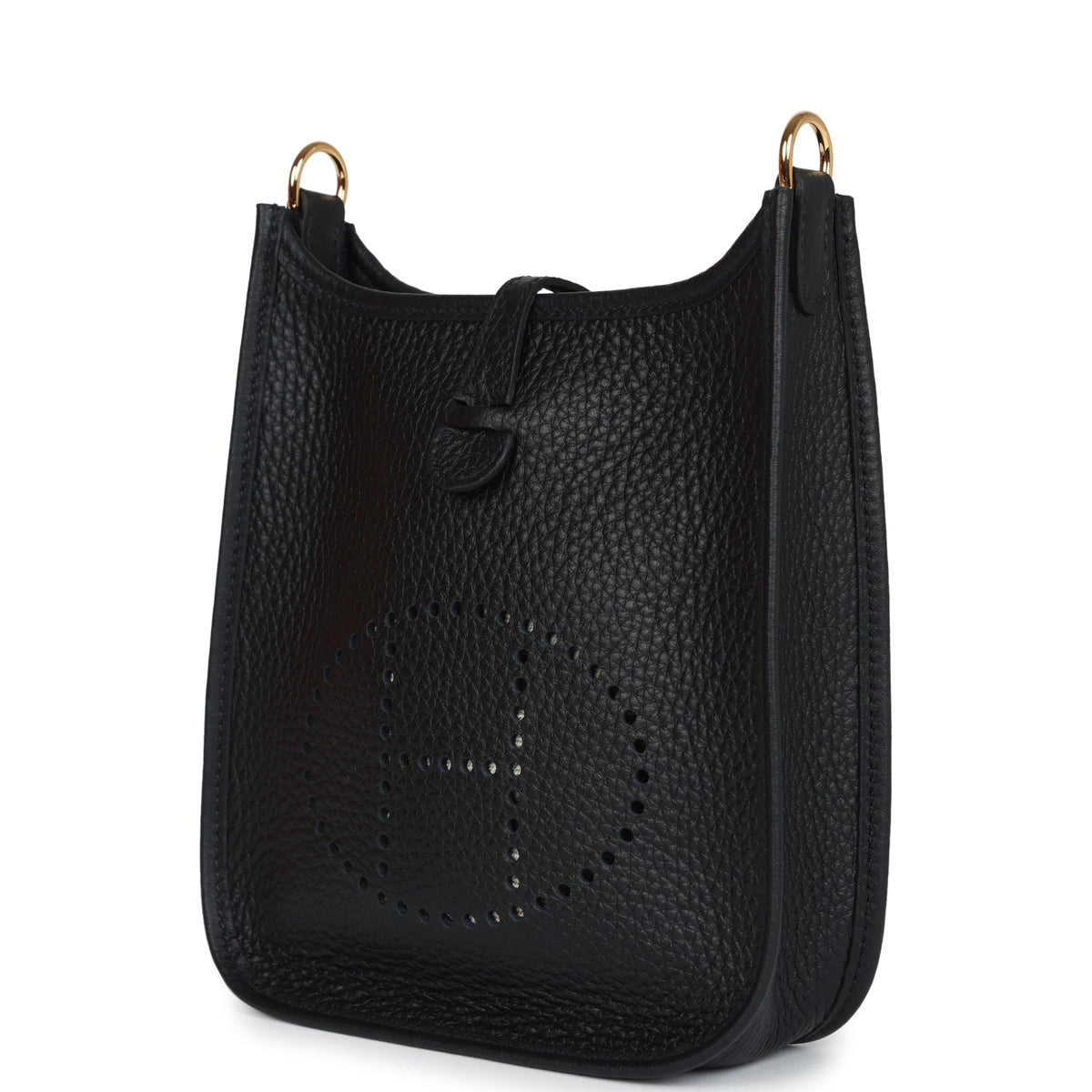 Hermès Evelyne TPM Black Clemence Gold Hardware