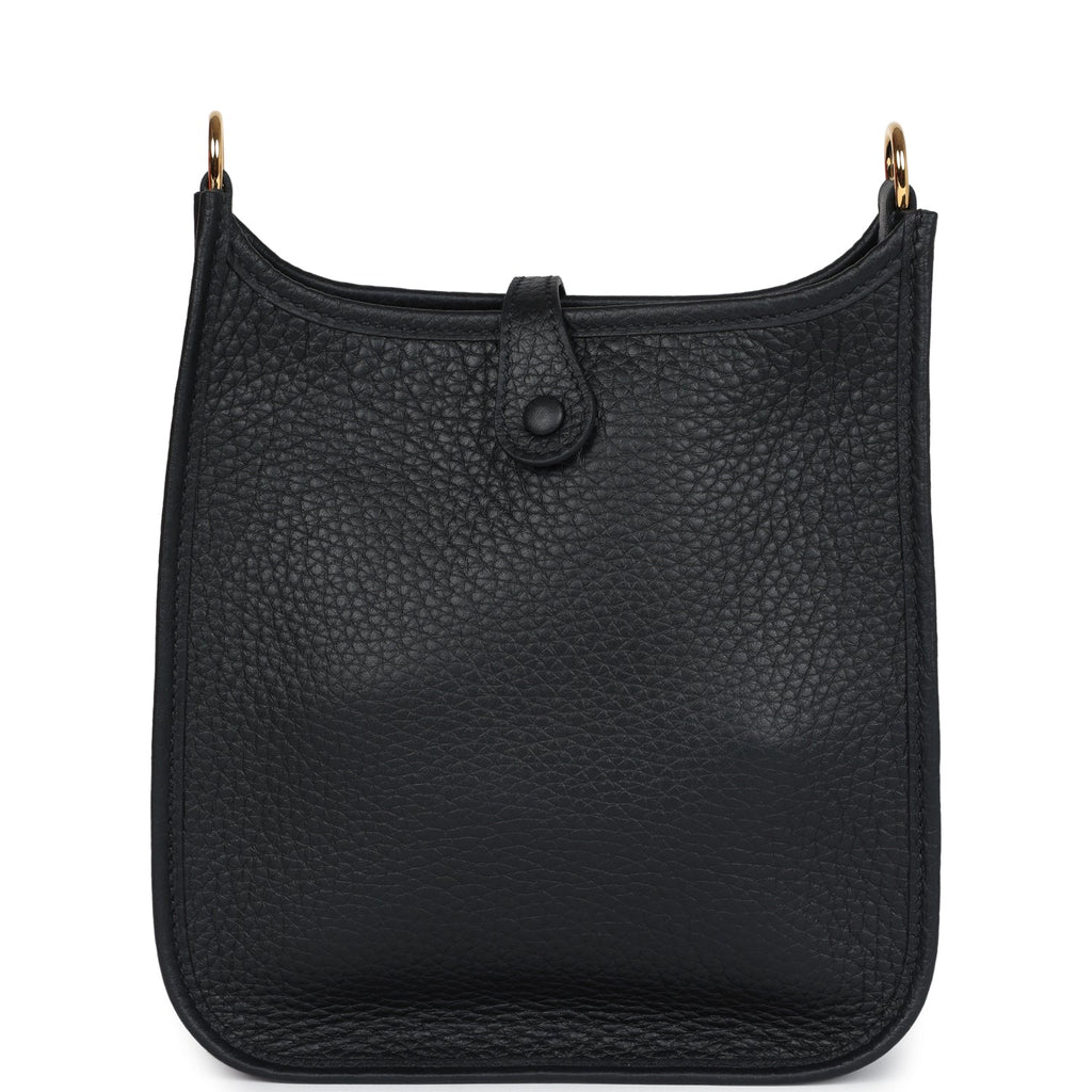 Hermès Evelyne TPM Black Clemence Gold Hardware