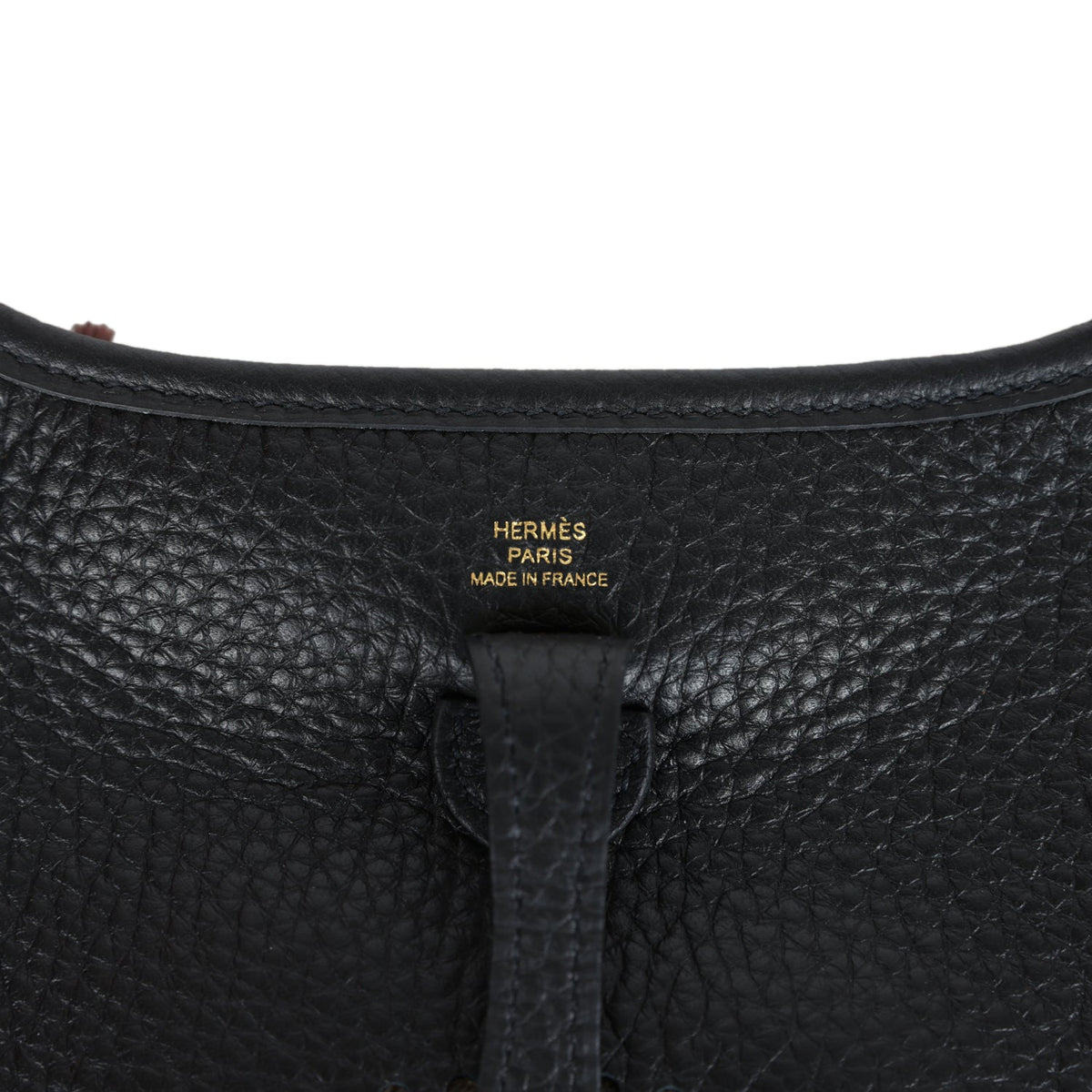 Hermès Evelyne TPM Black Clemence Gold Hardware