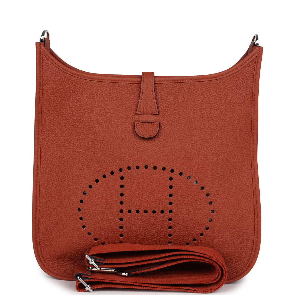Hermès Evelyne III PM Cuivre Clemence Palladium Hardware
