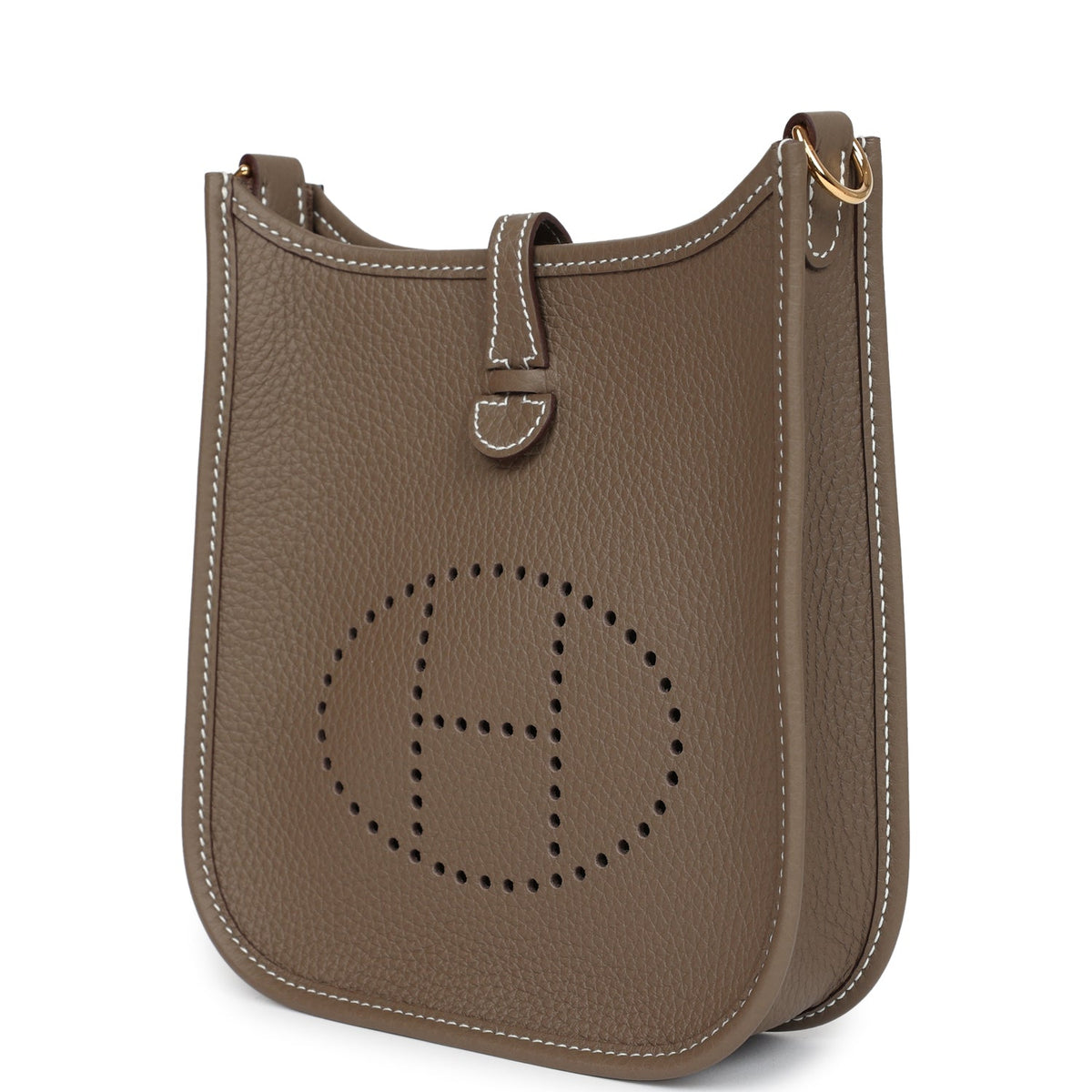 Hermès Evelyne TPM Etoupe Clemence Gold Hardware